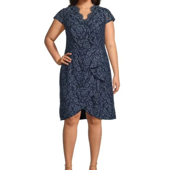 sachin and babi light blue dress Cocktail Dresses for Over 50s – White Runway